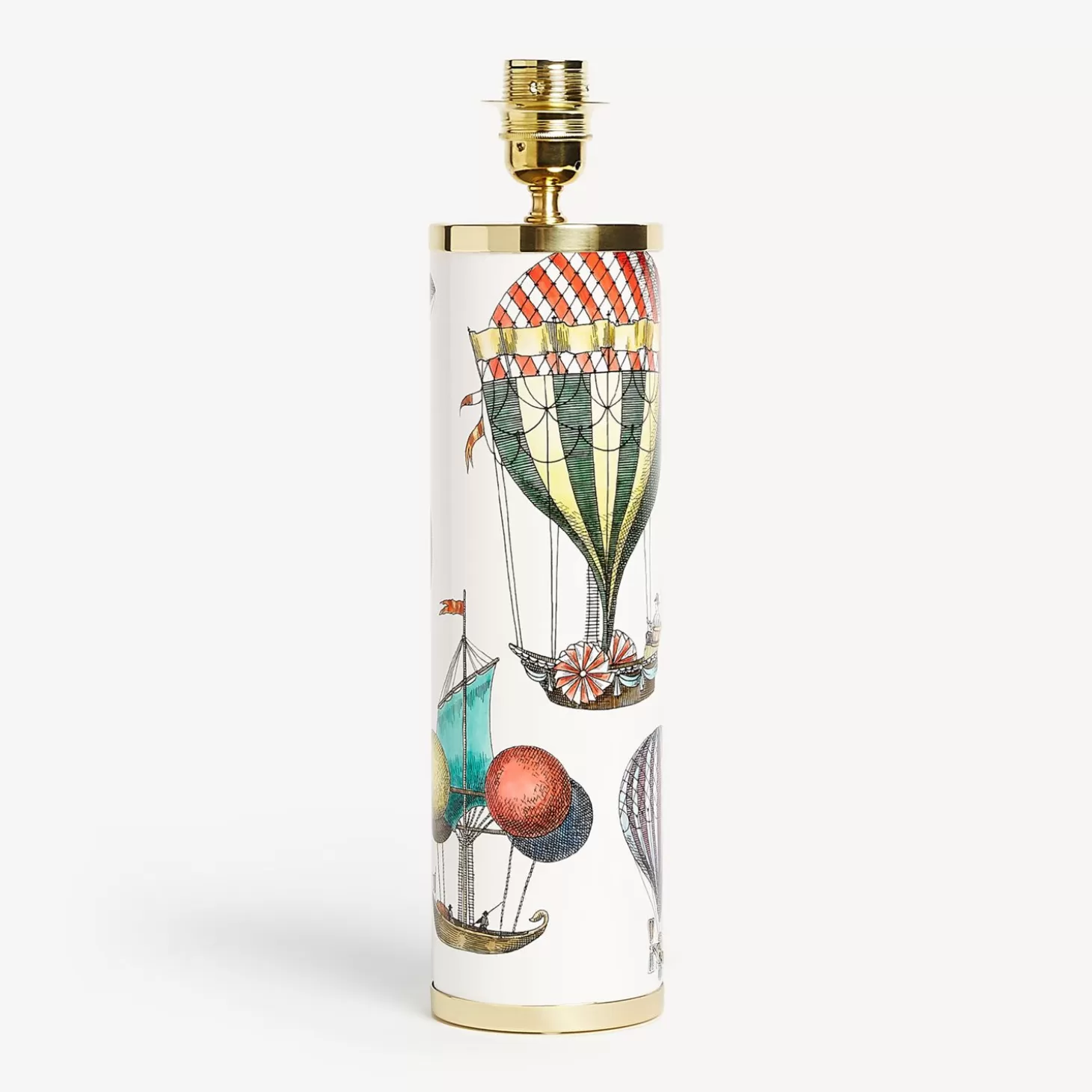 Fornasetti Base Lampada Cilindrica Palloni^ Lampade E Paralumi