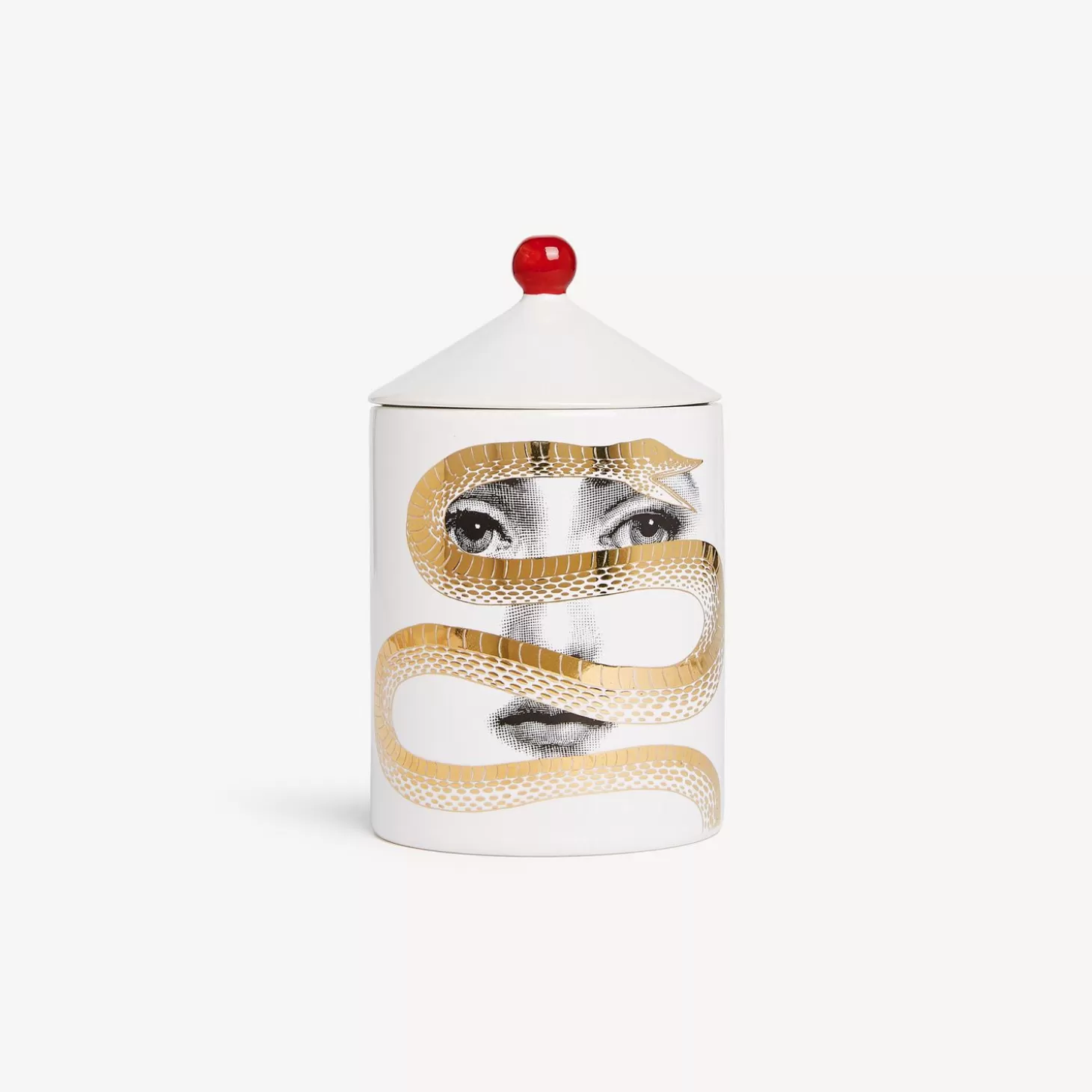 Fornasetti Candela Profumata Se Poi - Decoro Peccato Originale - Fragranza Frutto Proibito^ Candele Profumate
