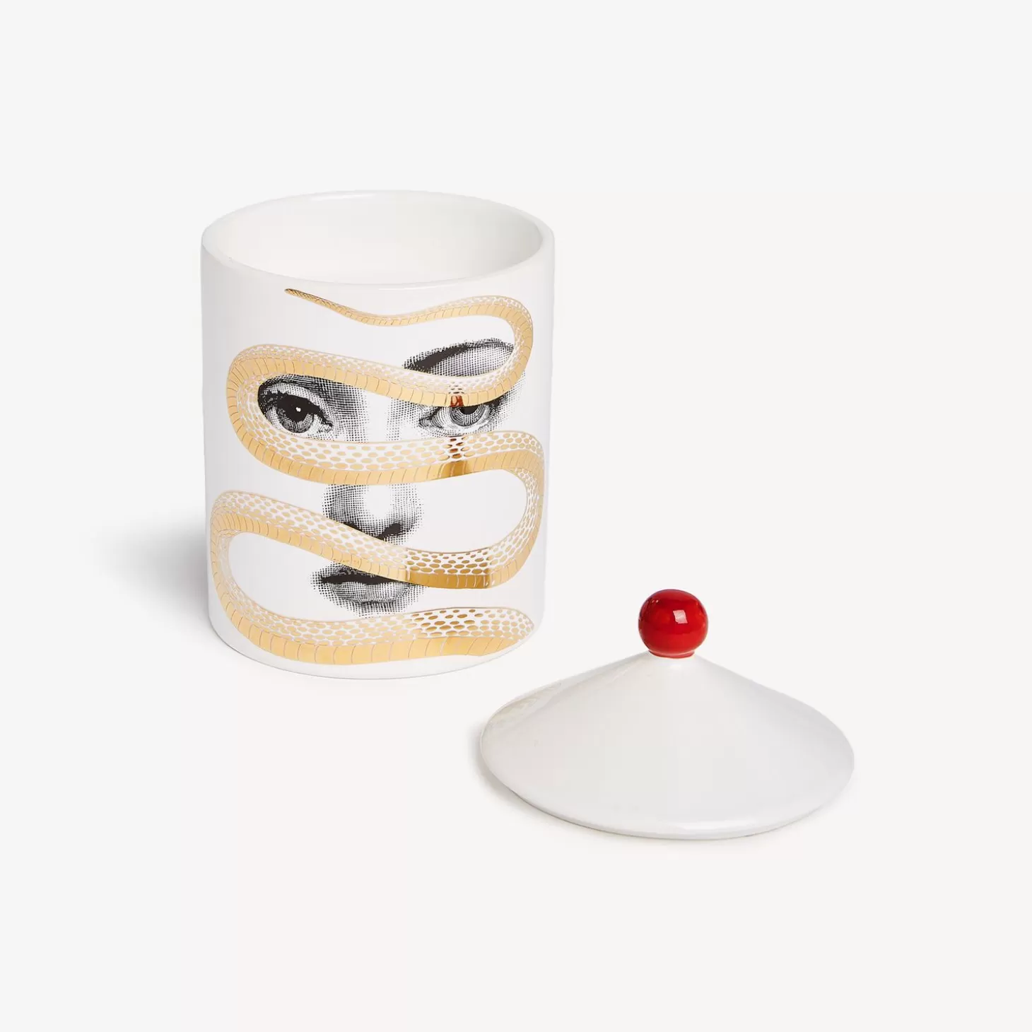 Fornasetti Candela Profumata Se Poi - Decoro Peccato Originale - Fragranza Frutto Proibito^ Candele Profumate