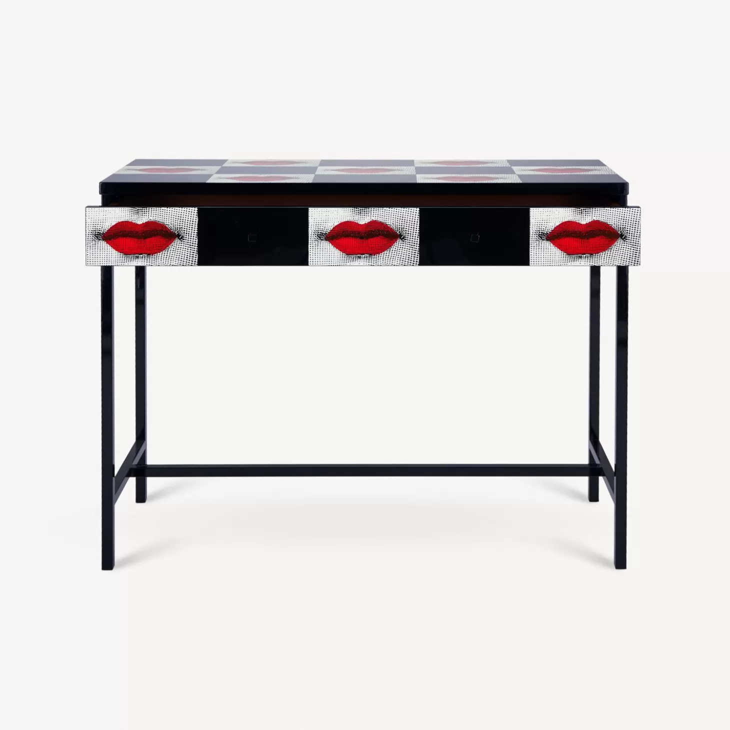 Fornasetti Consolle Con Cassettiera Kiss^ Console Di Archiviazione