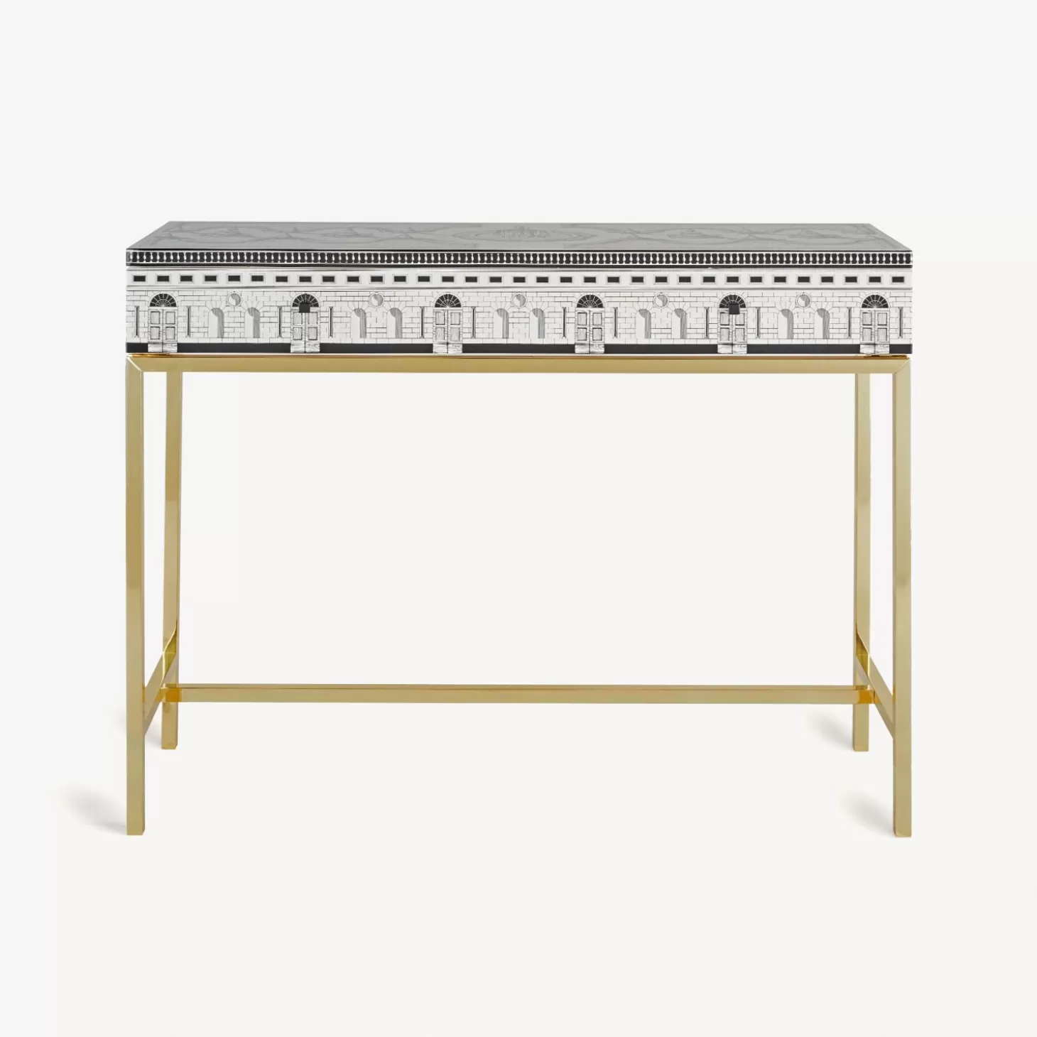 Fornasetti Consolle Con Cassetto Architettura^ Console Di Archiviazione