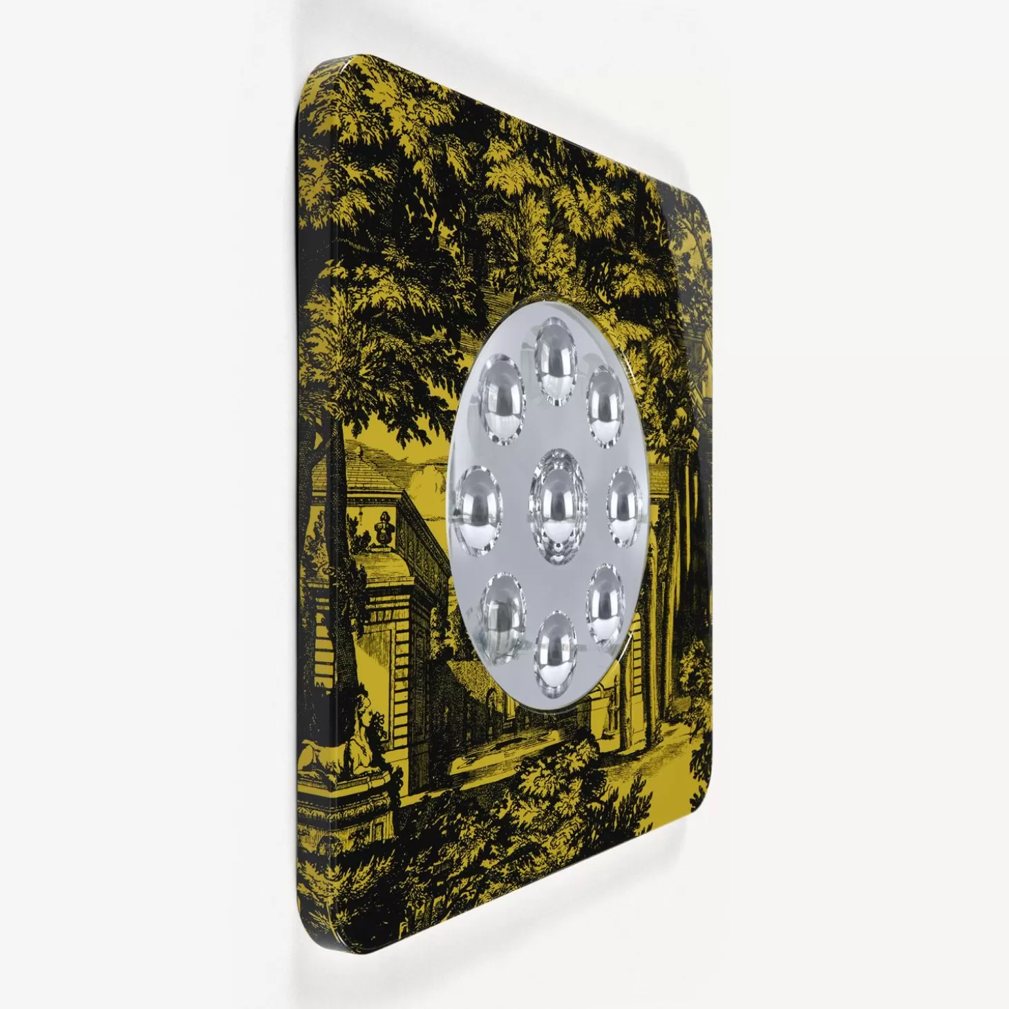 Fornasetti Cornice Con Specchio Bubbles Giardino Settecentesco^ Specchi Di Design