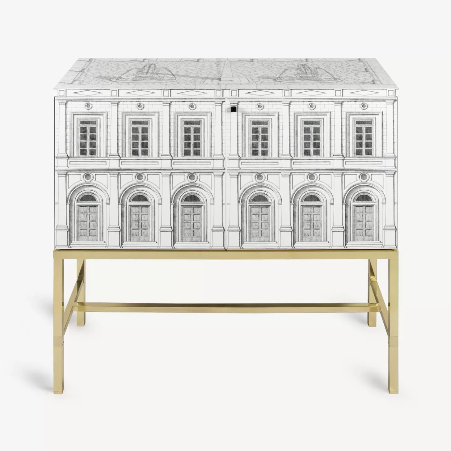 Fornasetti Credenza Rialzata Architettura^ Armadietti