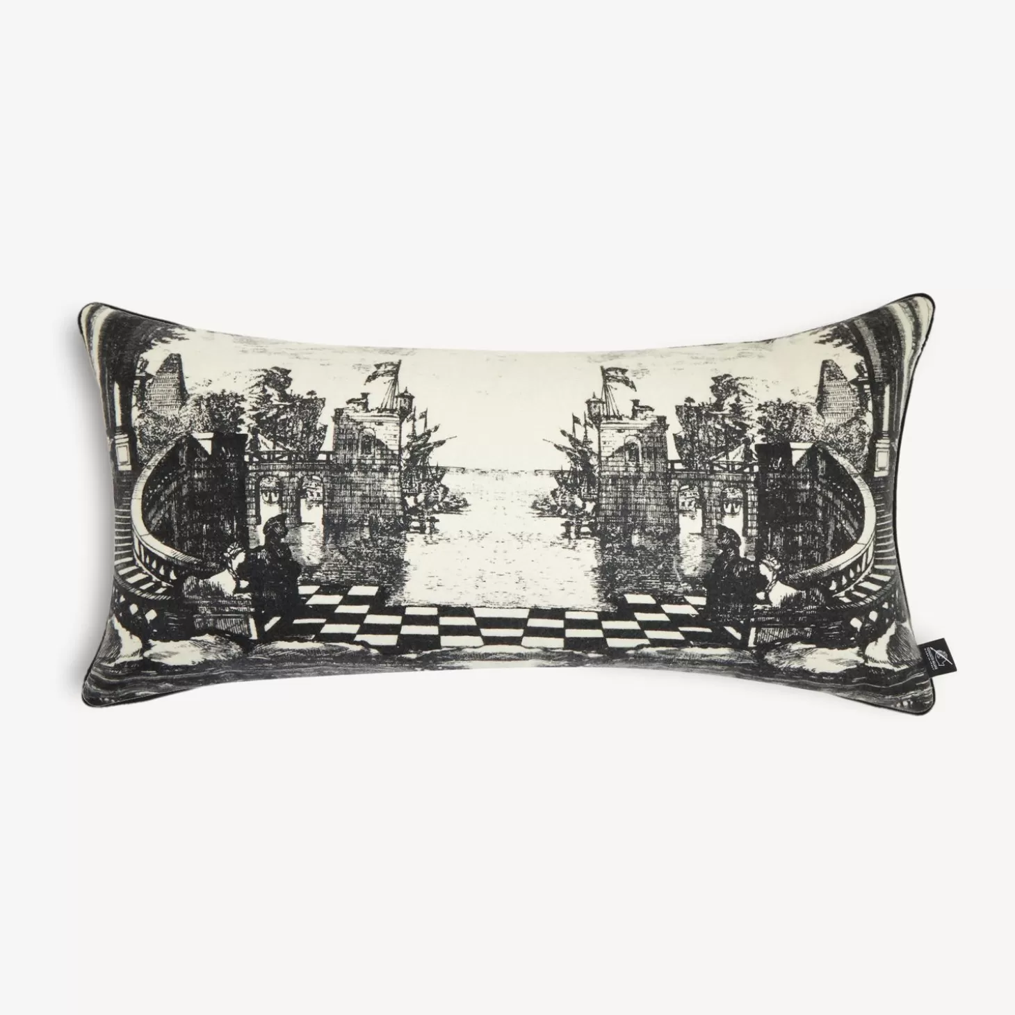 Fornasetti Cuscino In Cashmere Giardino Settecentesco^ Cuscini