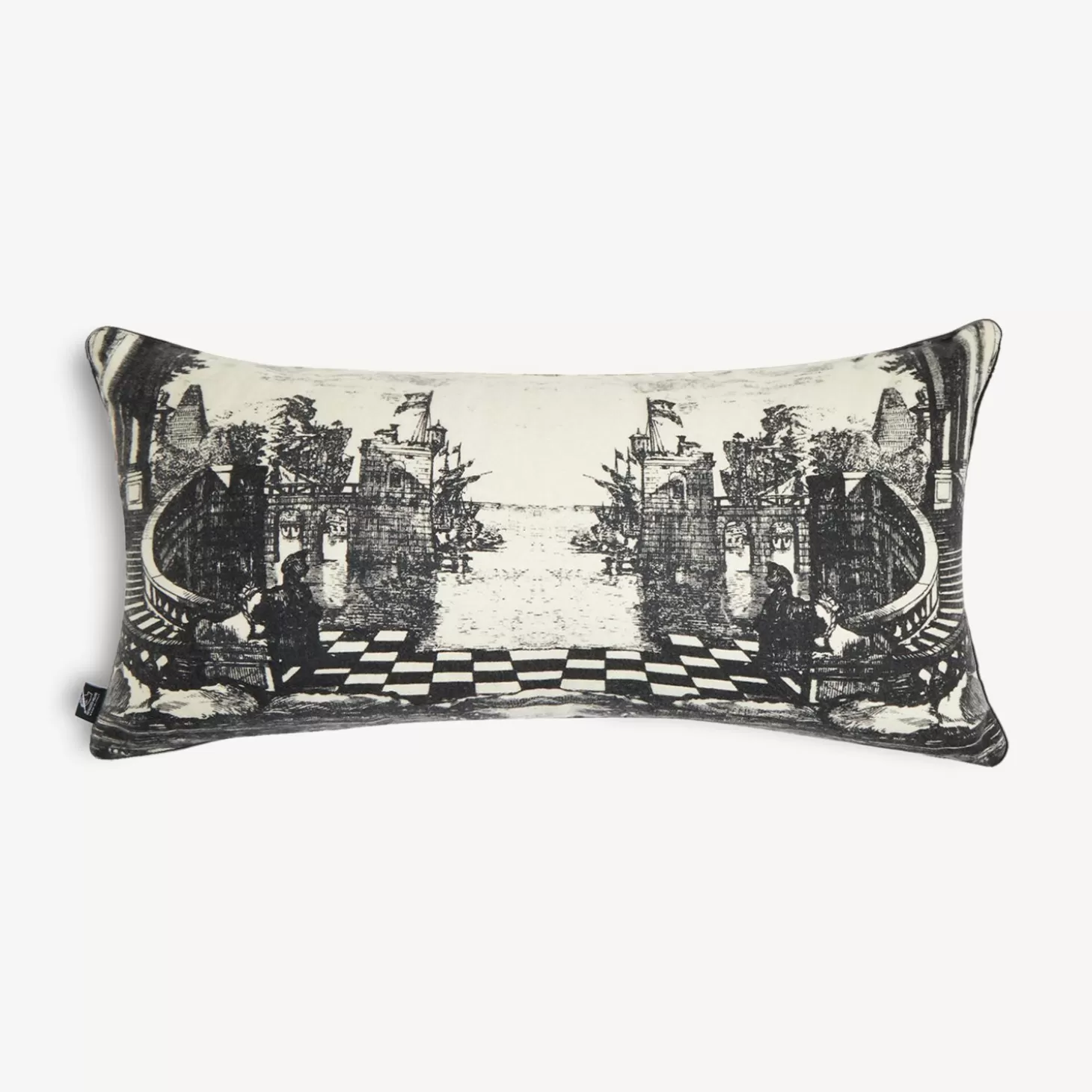 Fornasetti Cuscino In Cashmere Giardino Settecentesco^ Cuscini