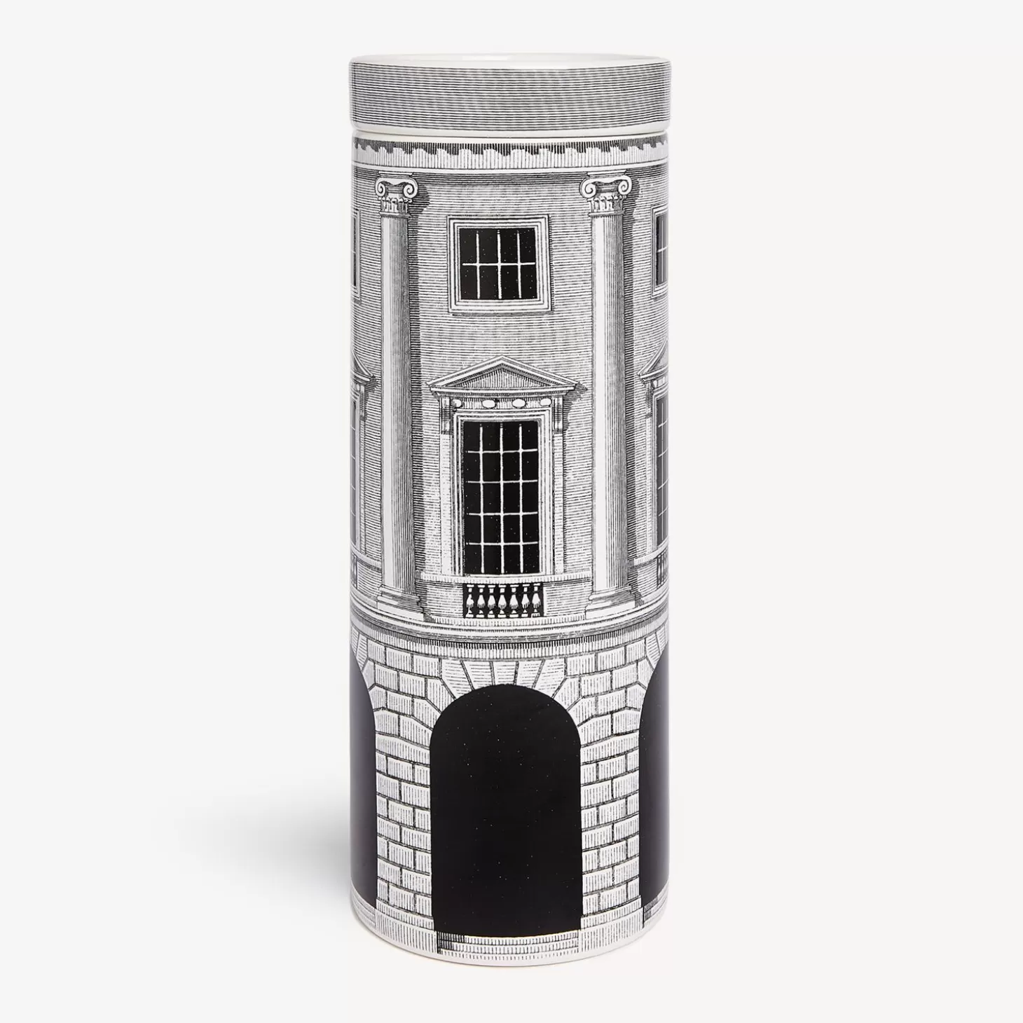 Fornasetti Nel Mentre Set Di Tre Candele Profumate - Architettura Decor - Immaginazione Fragranza^ Candele Profumate