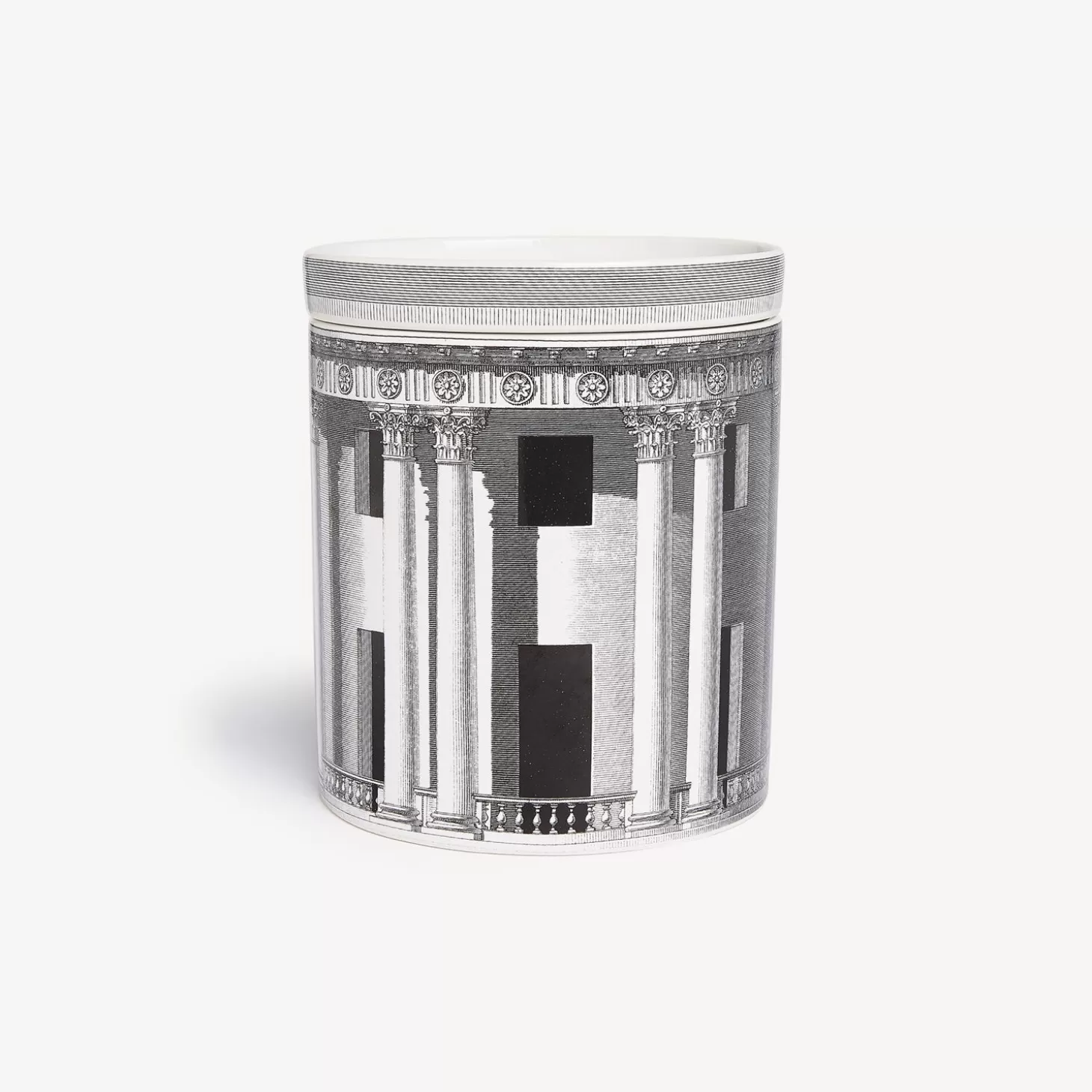 Fornasetti Nel Mentre Set Di Tre Candele Profumate - Architettura Decor - Immaginazione Fragranza^ Candele Profumate