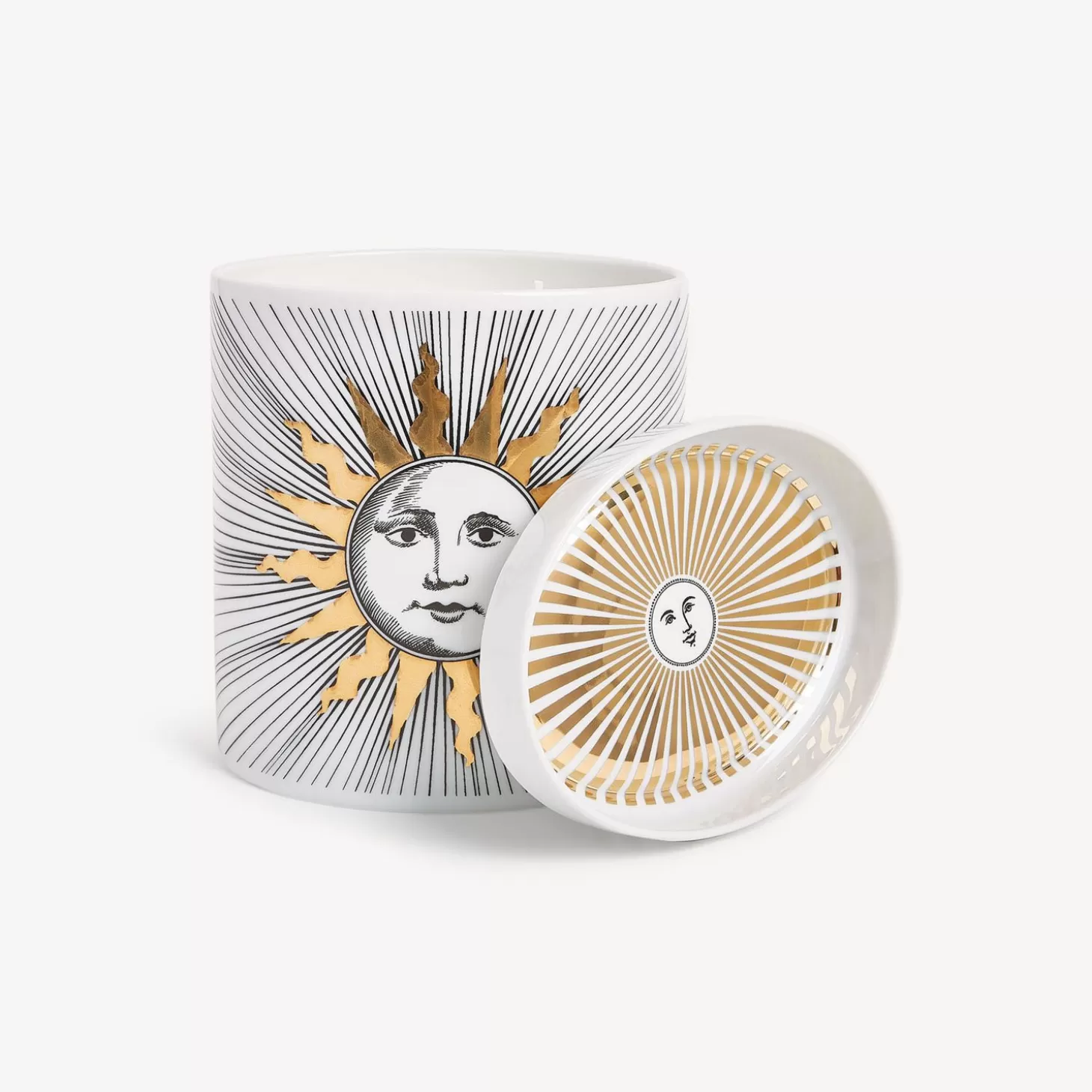 Fornasetti Nel Mentre Set Di Tre Candele Profumate - Soli Decor - Fragranza Immaginazione^ Candele Profumate