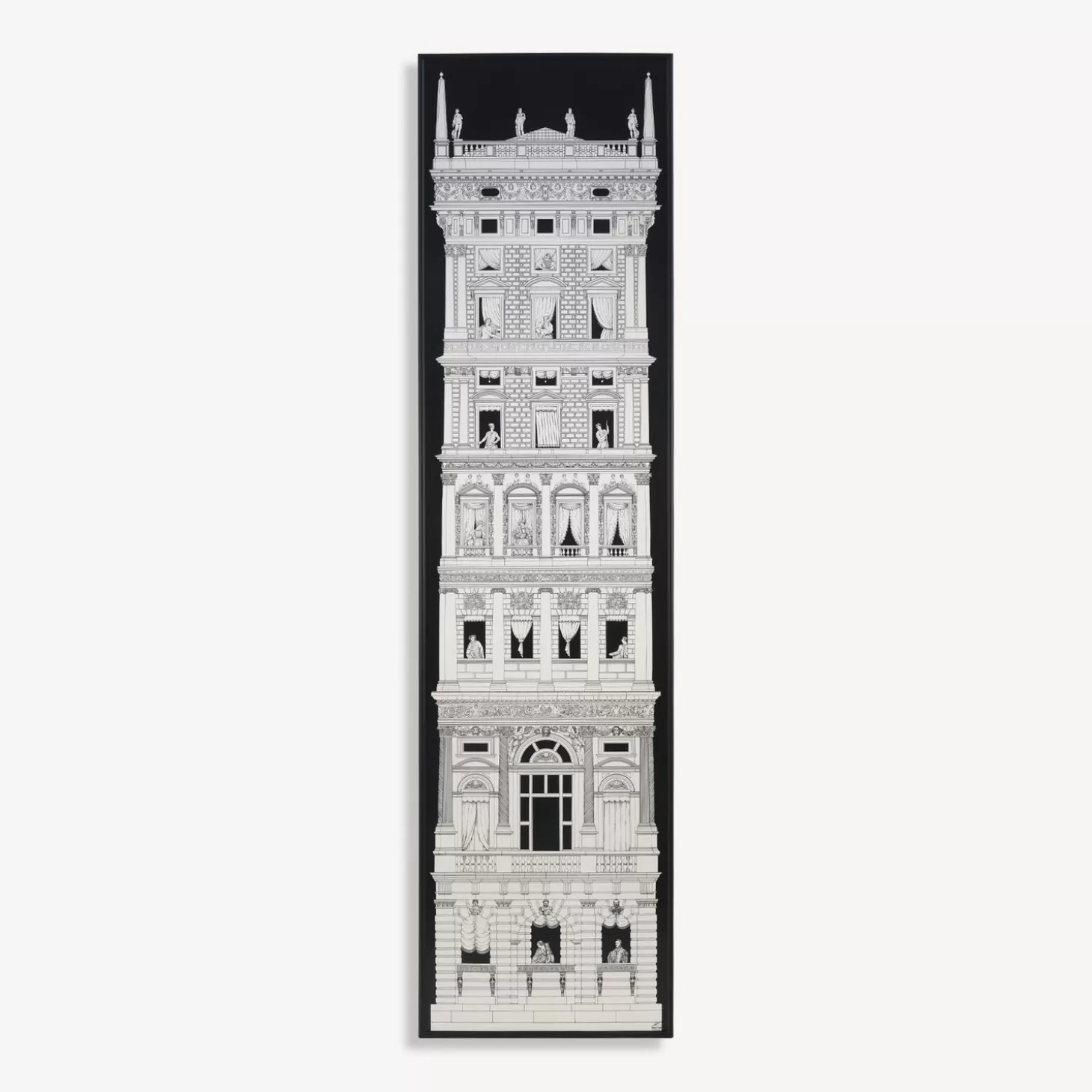 Fornasetti Pannello Grattacielo Rinascimentale^ Pannelli Decorativi
