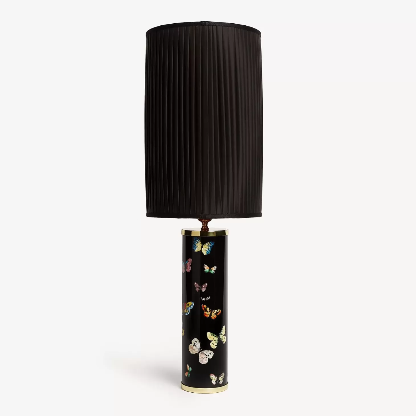 Fornasetti Paralume Cilindrico Plissettato^ Lampade E Paralumi