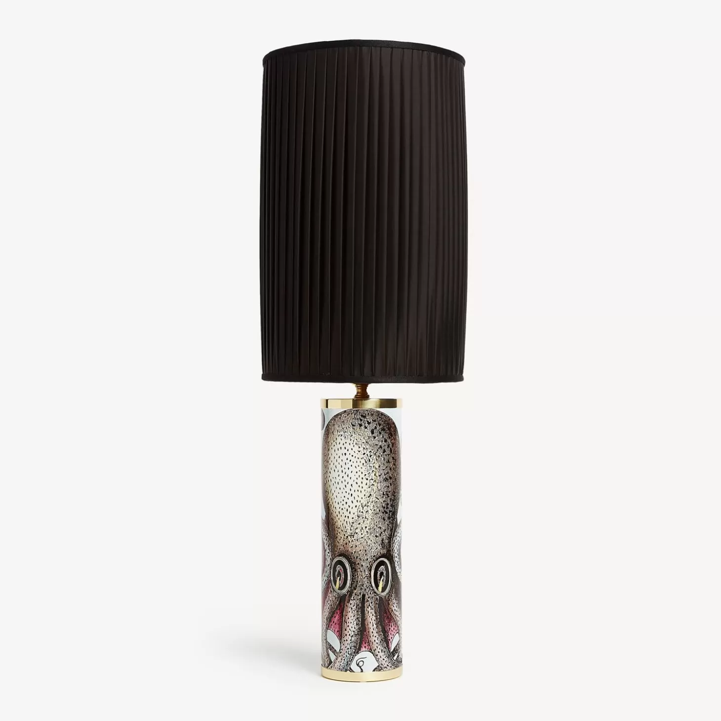 Fornasetti Paralume Cilindrico Plissettato^ Lampade E Paralumi