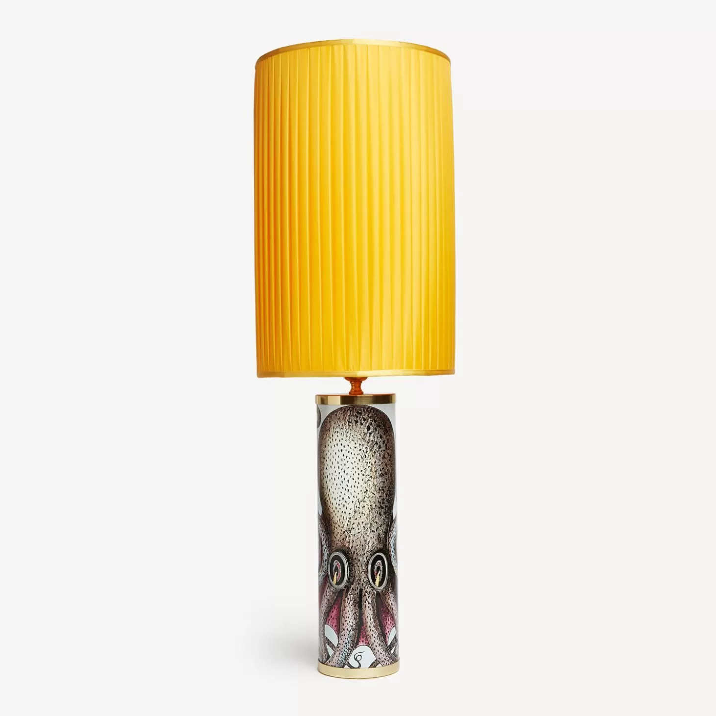 Fornasetti Paralume Cilindrico Plissettato^ Lampade E Paralumi