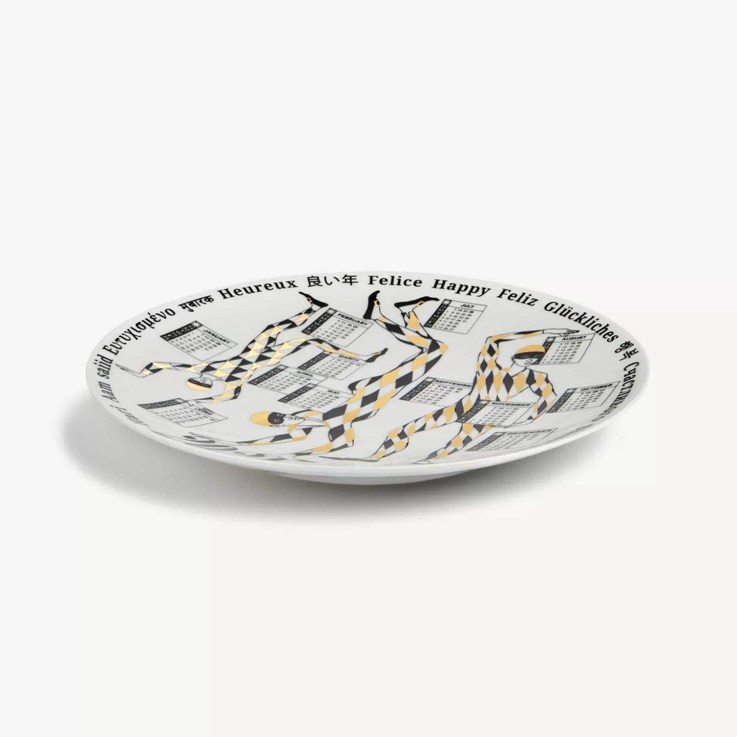 Fornasetti Piastra Del Calendario 2024^ Piatti Decorativi