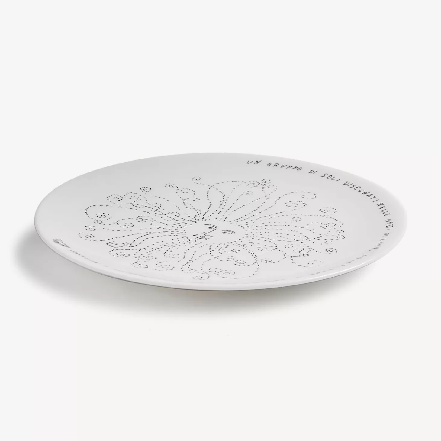 Fornasetti Piatto Solitario^ Piatti Decorativi