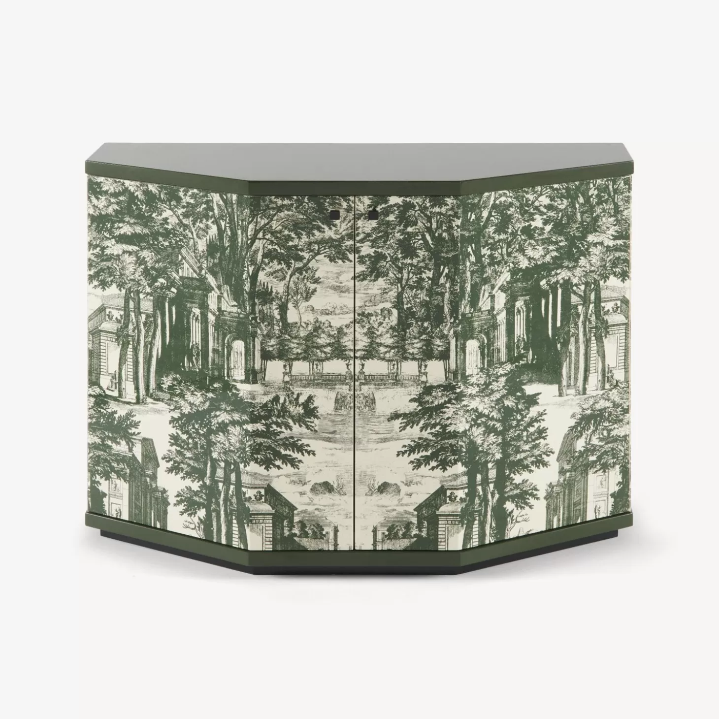 Fornasetti Piccolo Mobiletto Poliedrico Giardino Settecentesco^ Armadietti