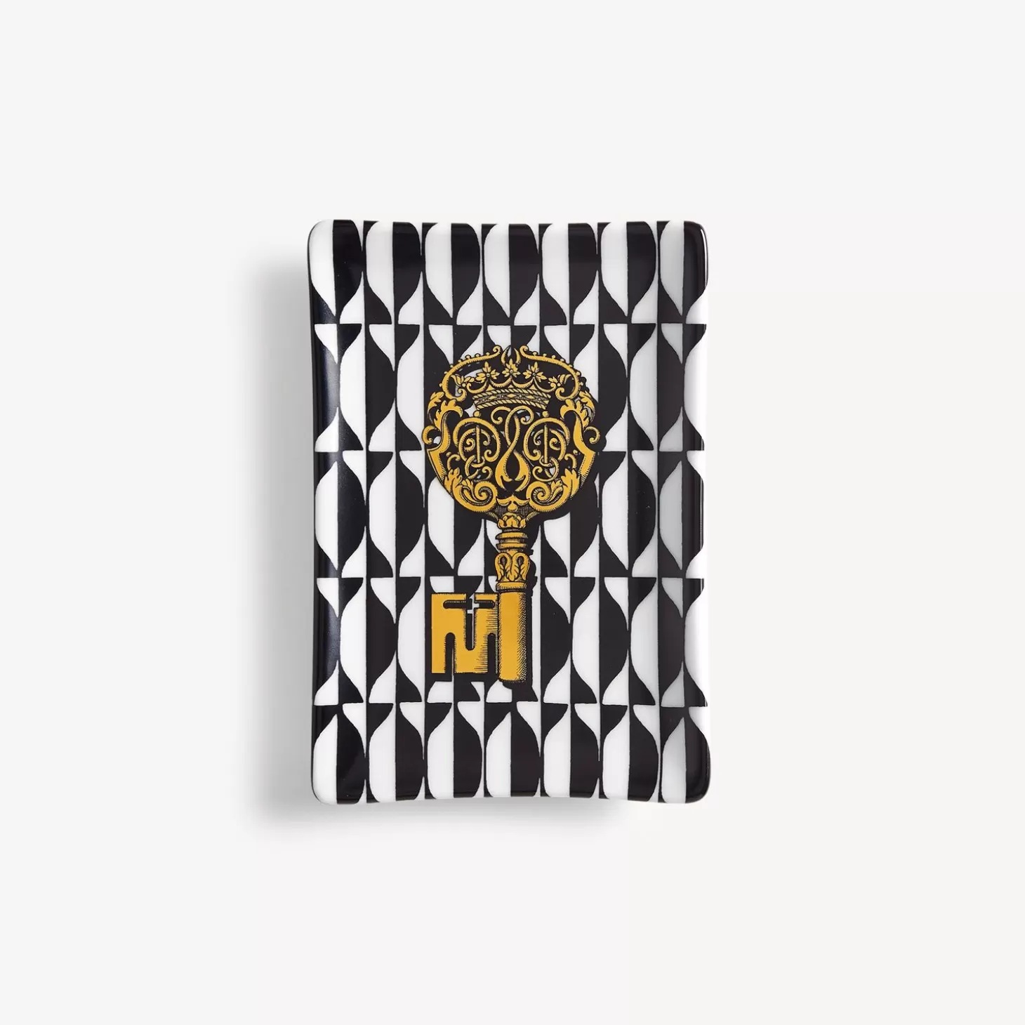 Fornasetti Posacenere Rettangolare Chiavi & Losanghe^ Posacenere Di Design