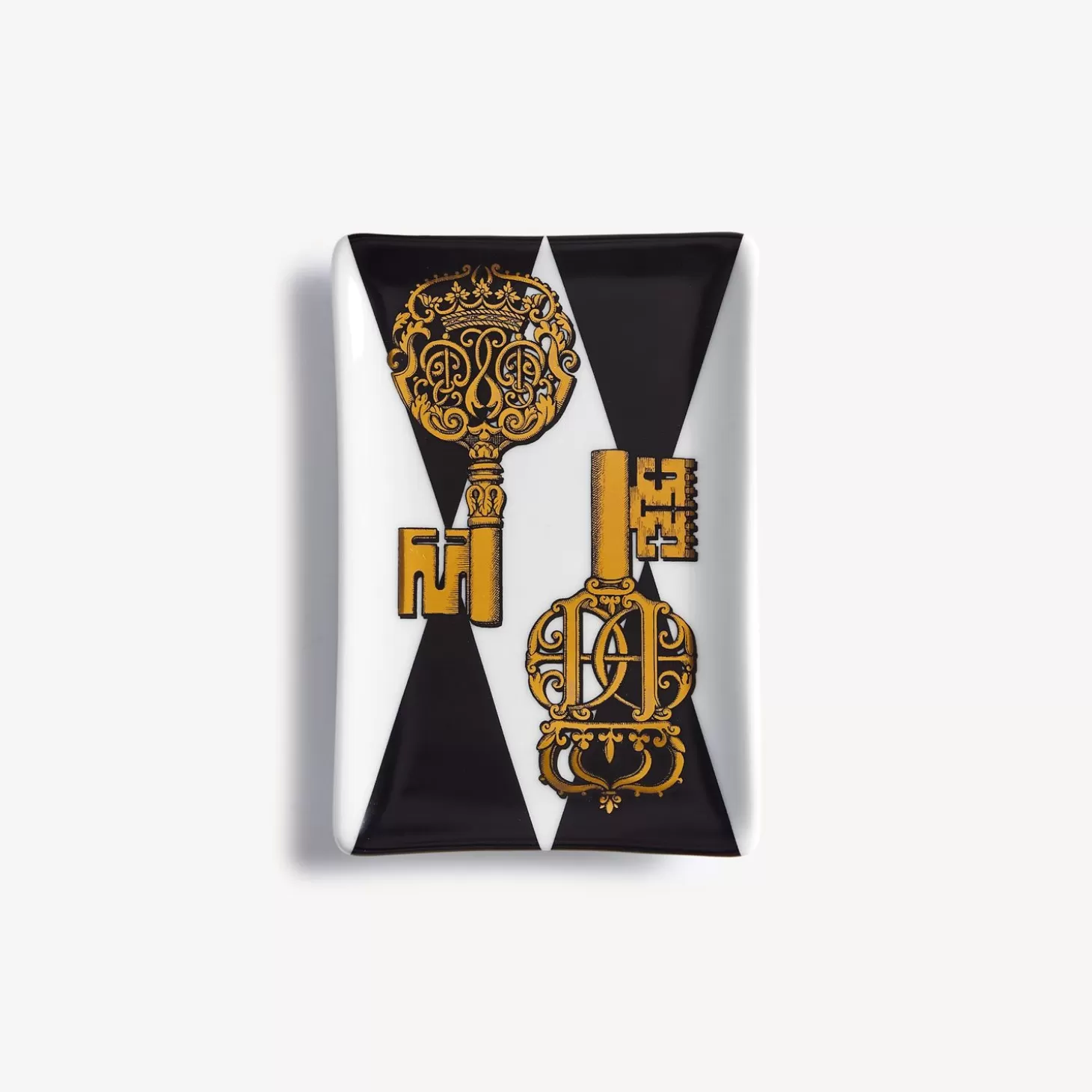 Fornasetti Posacenere Rettangolare Chiavi E Rombi^ Posacenere Di Design