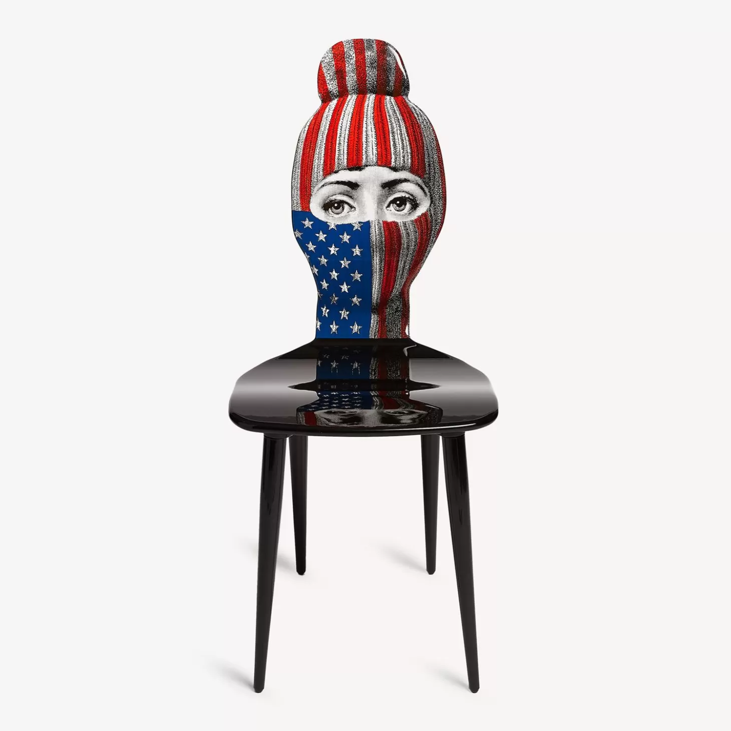 Fornasetti Sedia Lux Gstaad - Bandiera Usa^ Sedie
