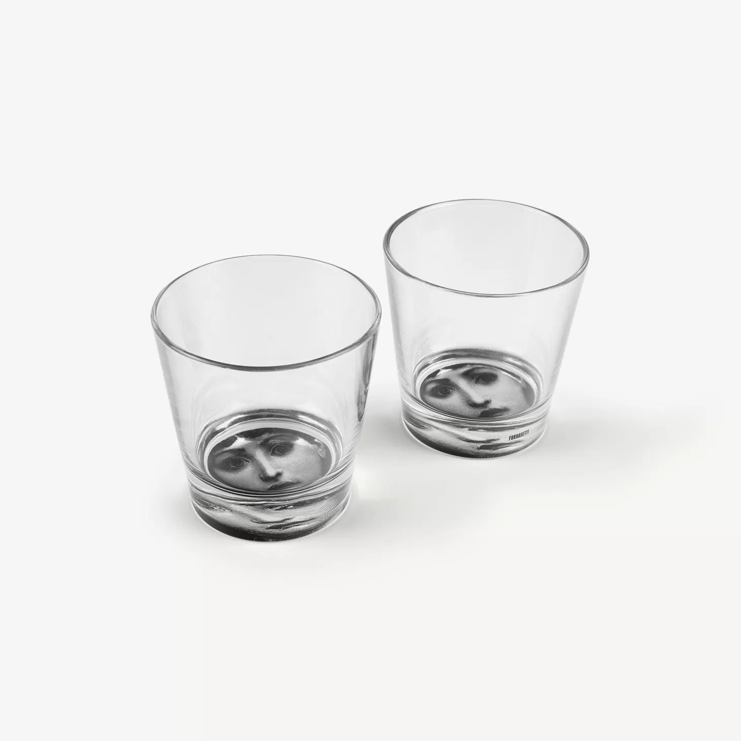 Fornasetti Set 2 Bicchieri Tema E Variazioni^ Bicchieri E Sottobicchieri