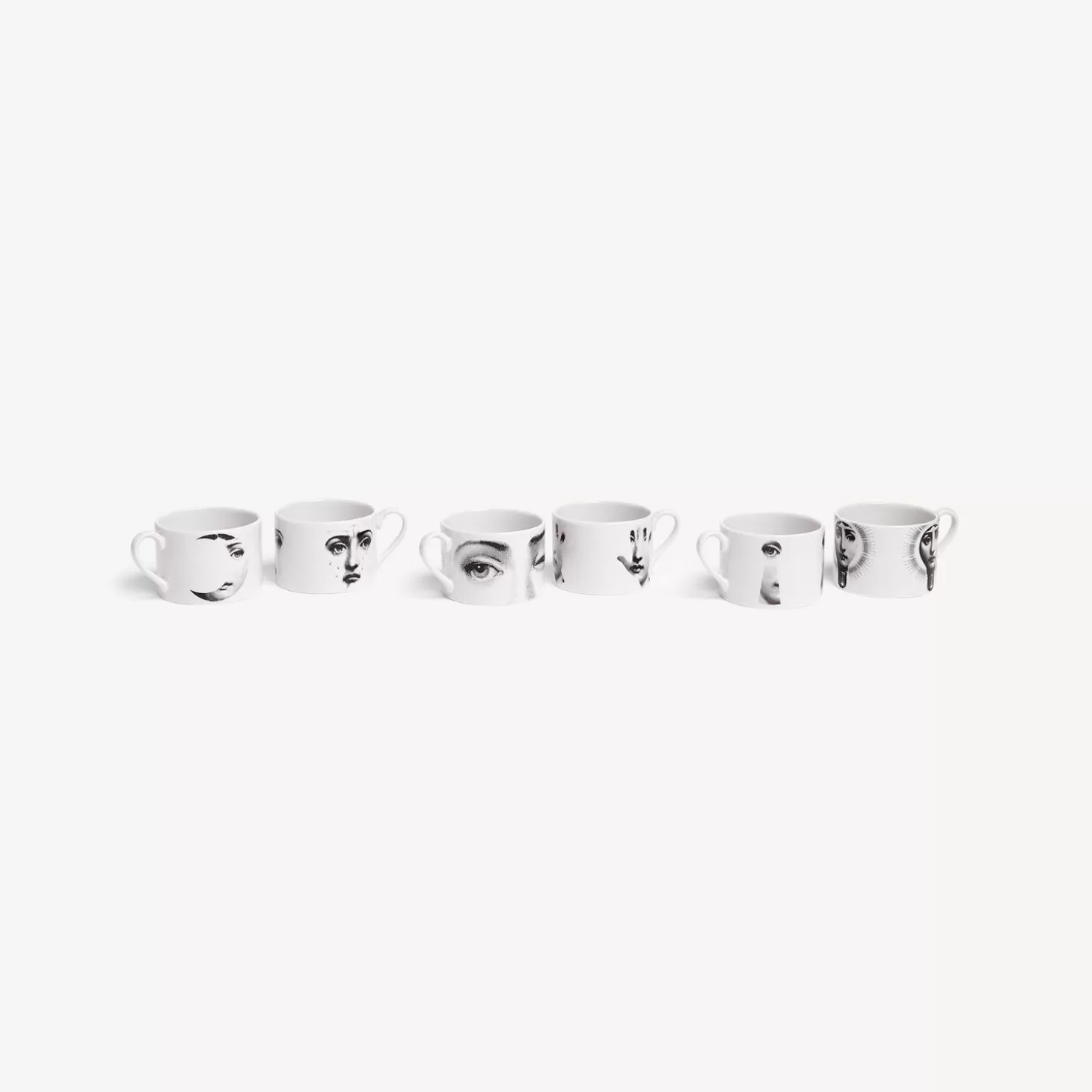 Fornasetti Set 6 Tazze Da Te Tema E Variazioni^ Set Da Te E Caffe