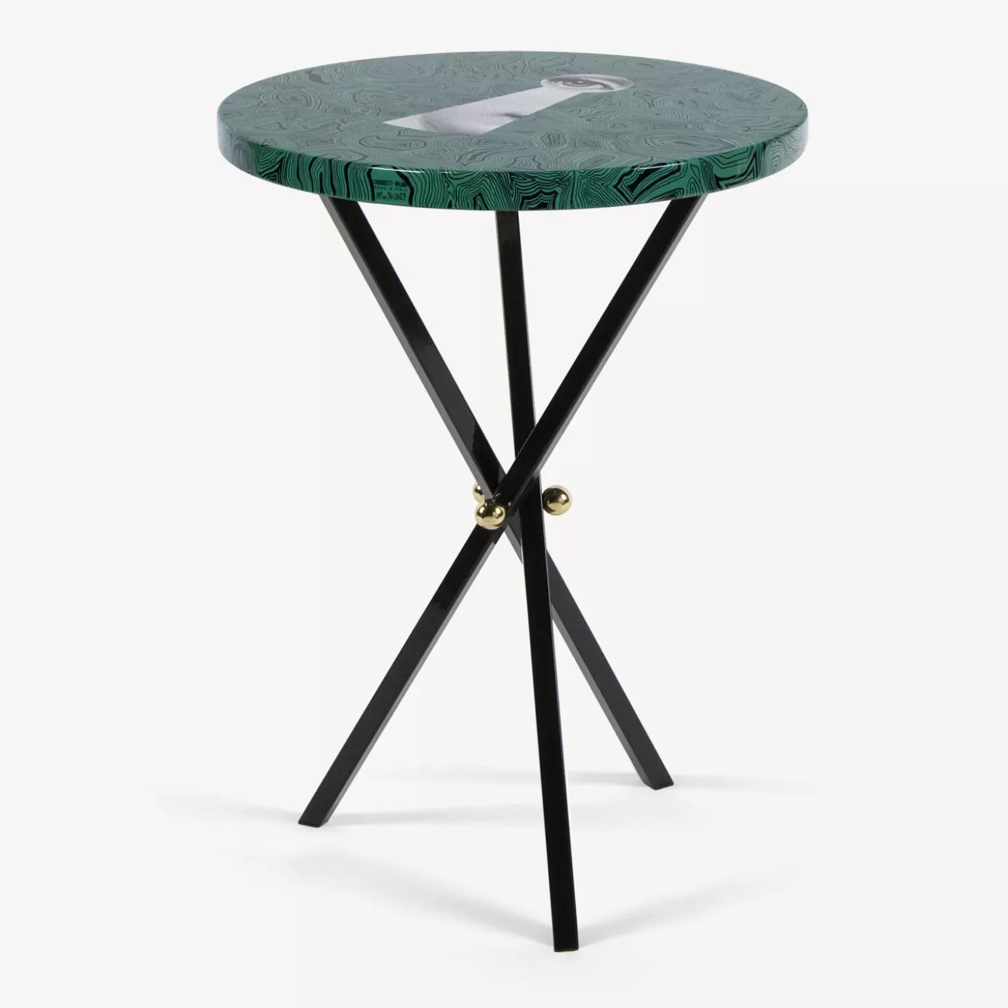 Fornasetti Tavolino Serratura Su Malachite^ Tabelle