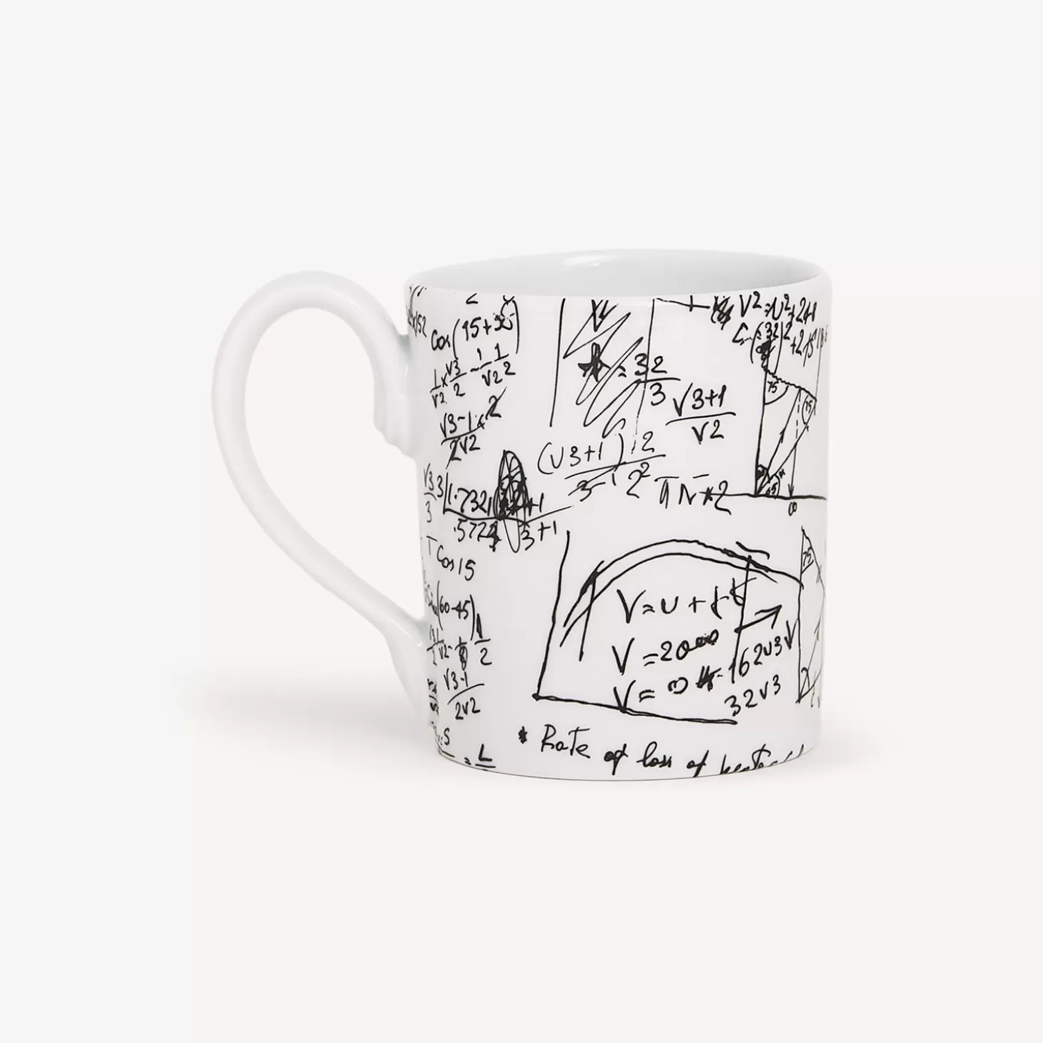 Fornasetti Tazza Alta Matematica^ Set Da Te E Caffe