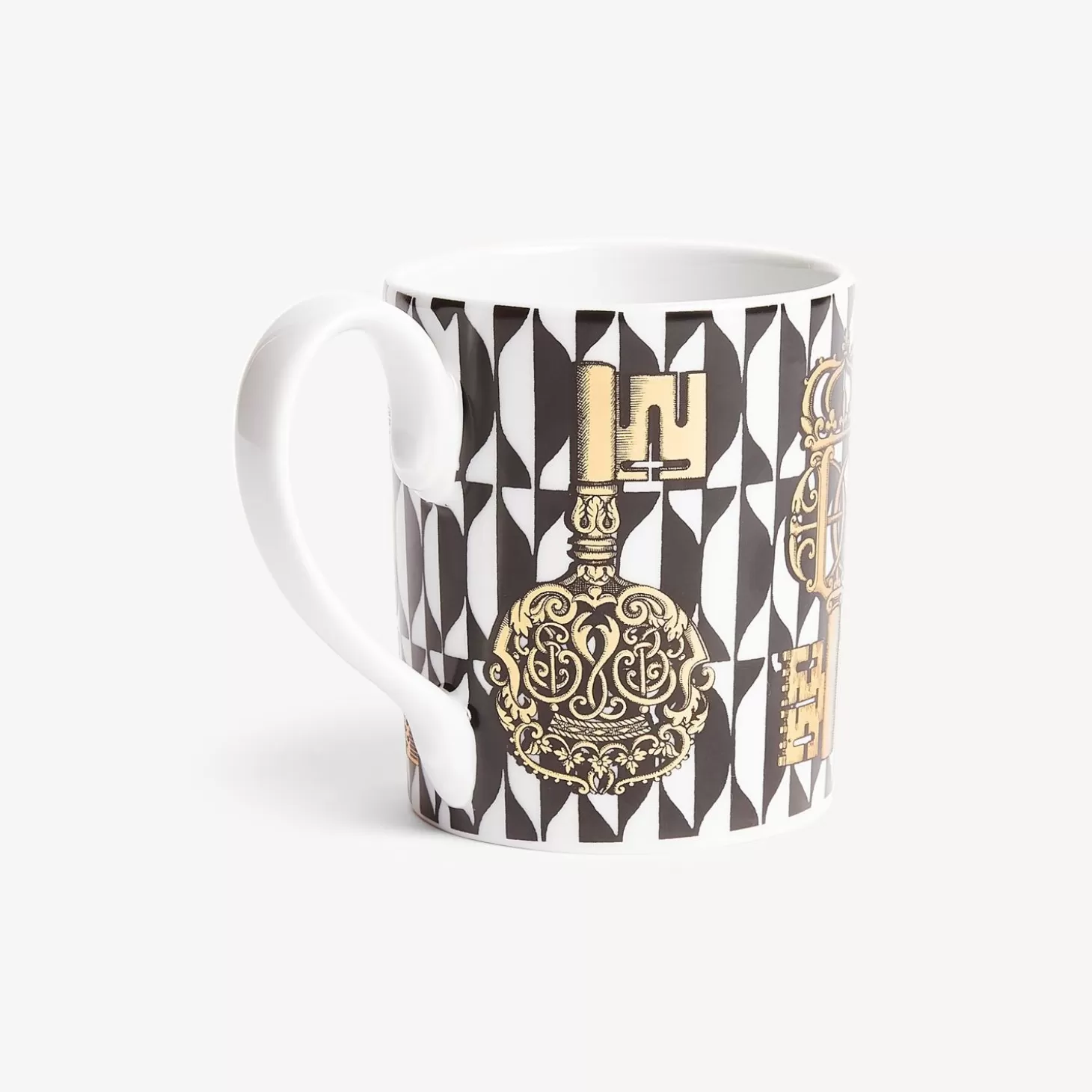 Fornasetti Tazza Chiavi E Losanghe^ Set Da Te E Caffe