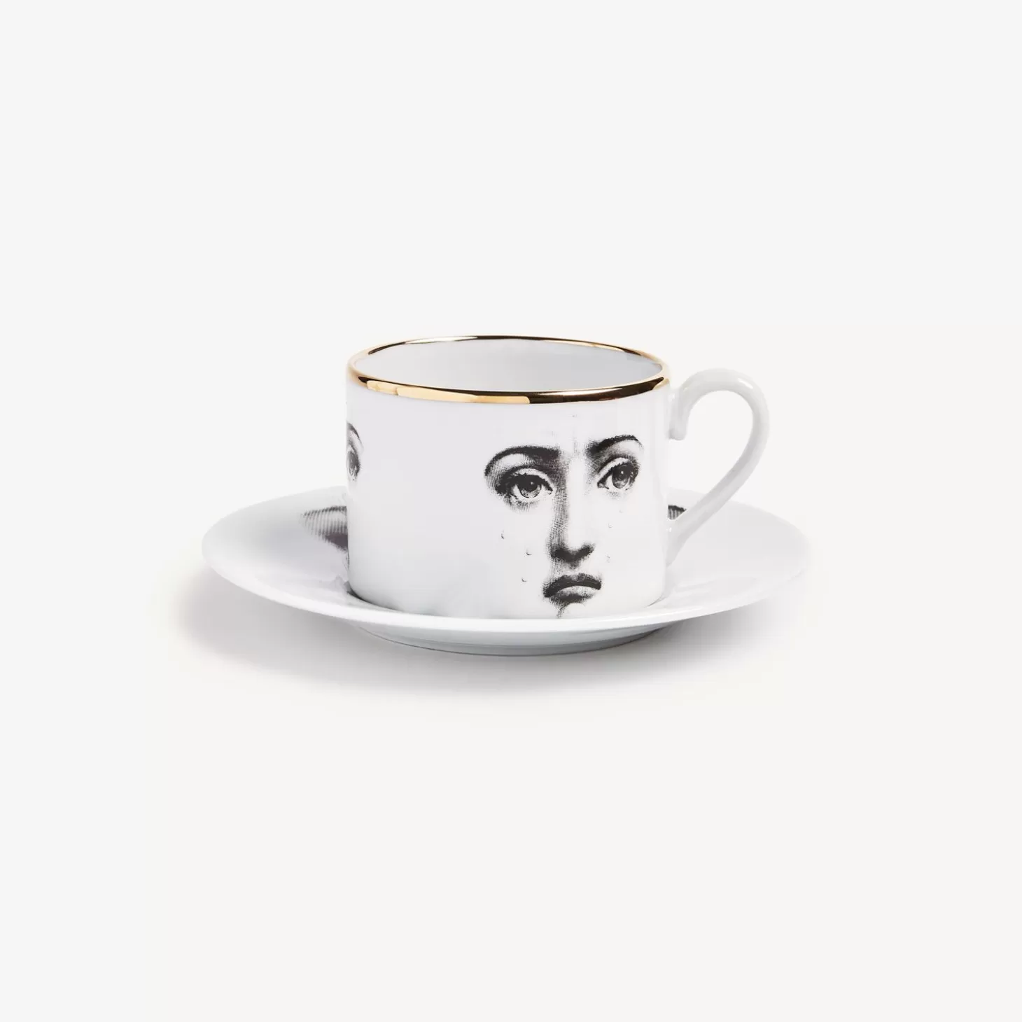 Fornasetti Tazza Da Te Tema E Variazioni Il Fumo Fa Male^ Set Da Te E Caffe