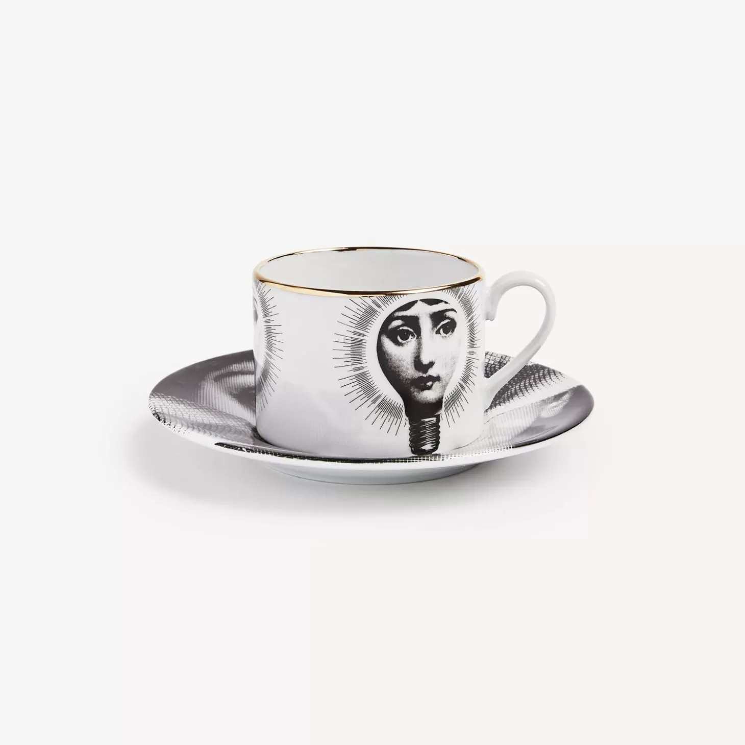 Fornasetti Tazza Da Te Tema E Variazioni Lampadina^ Set Da Te E Caffe