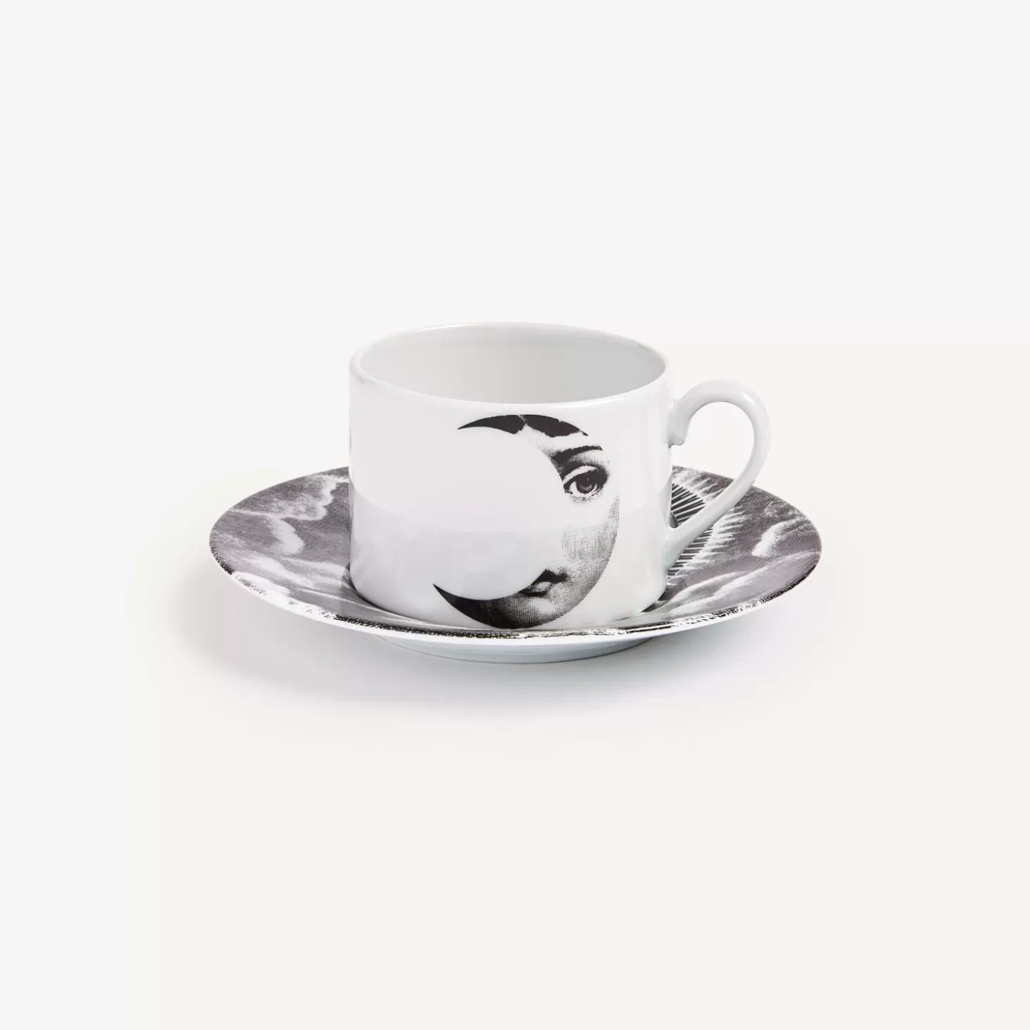 Fornasetti Tazza Da Te Tema E Variazioni Sole E Luna^ Set Da Te E Caffe