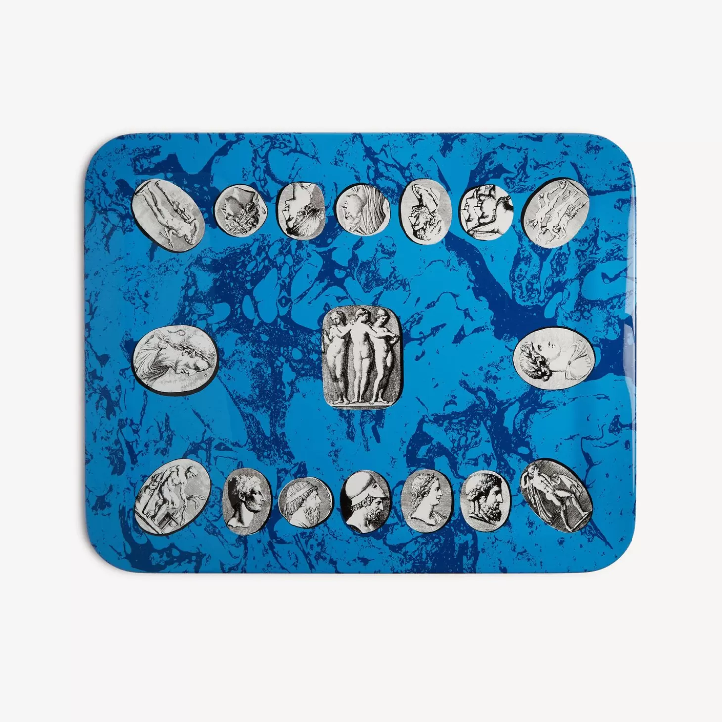 Fornasetti Vassoio Cammei^ Vassoi E Pliants Decorativi