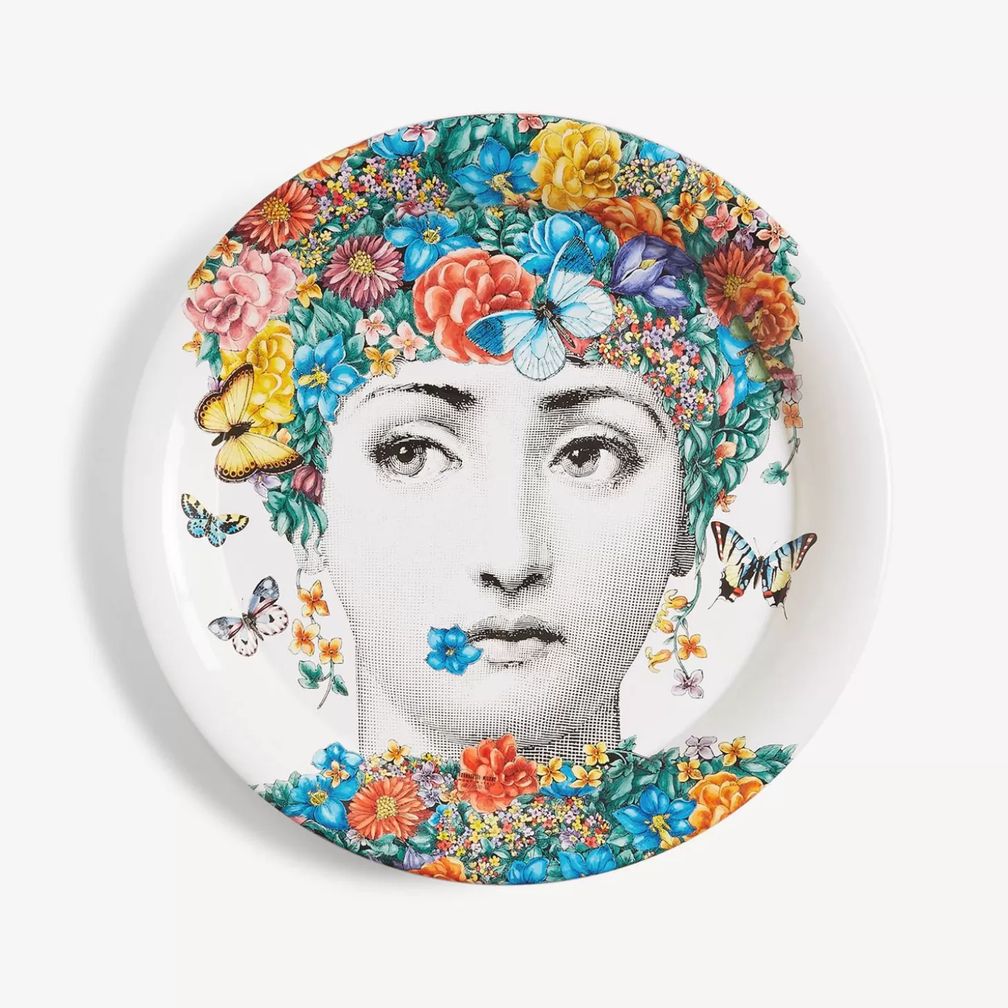Fornasetti Vassoio Fior Di Lina^ Vassoi E Pliants Decorativi