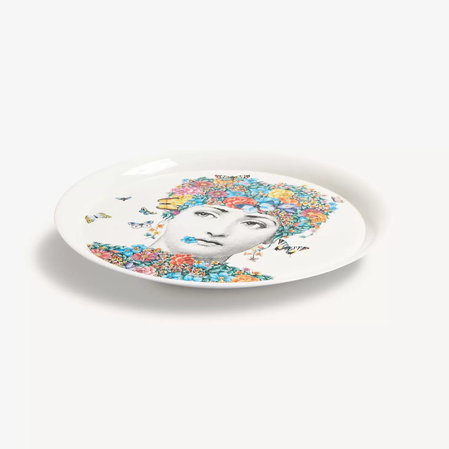Fornasetti Vassoio Fior Di Lina^ Vassoi E Pliants Decorativi