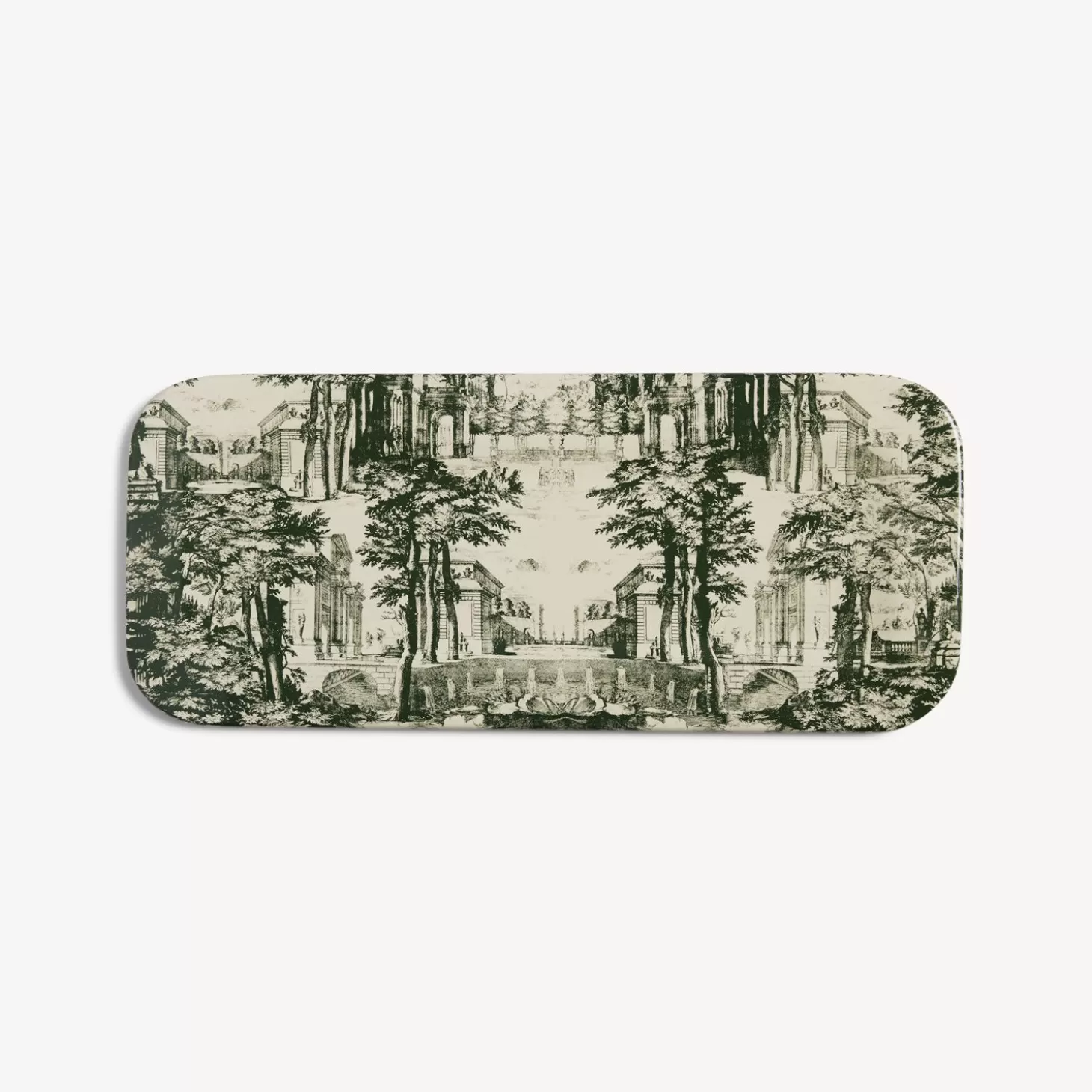 Fornasetti Vassoio Giardino Settecentesco^ Vassoi E Pliants Decorativi