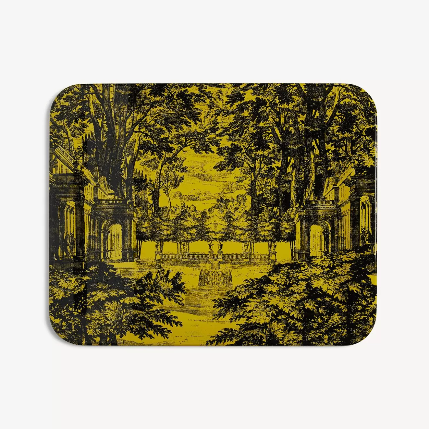 Fornasetti Vassoio Giardino Settecentesco^ Vassoi E Pliants Decorativi