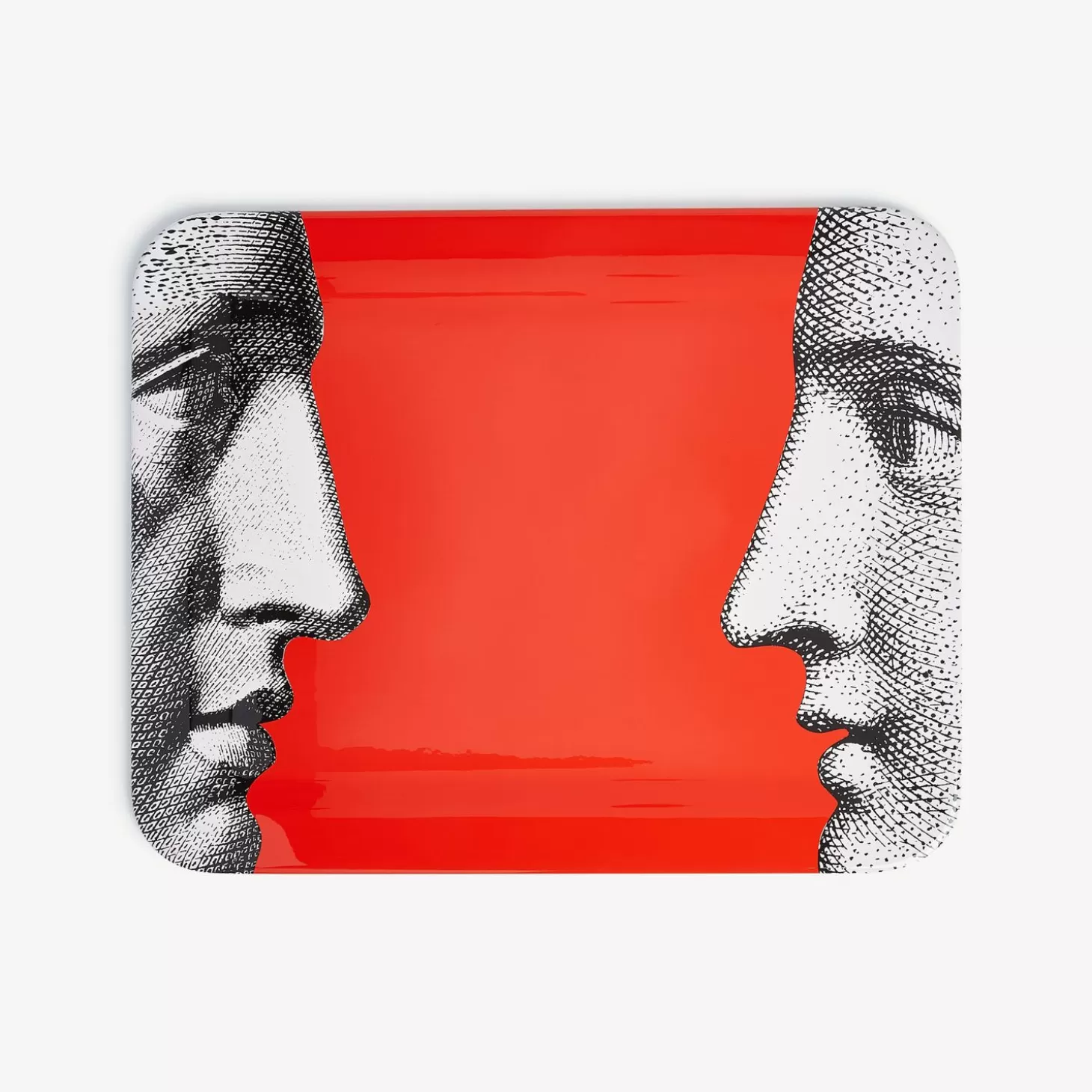 Fornasetti Vassoio Profili^ Vassoi E Pliants Decorativi