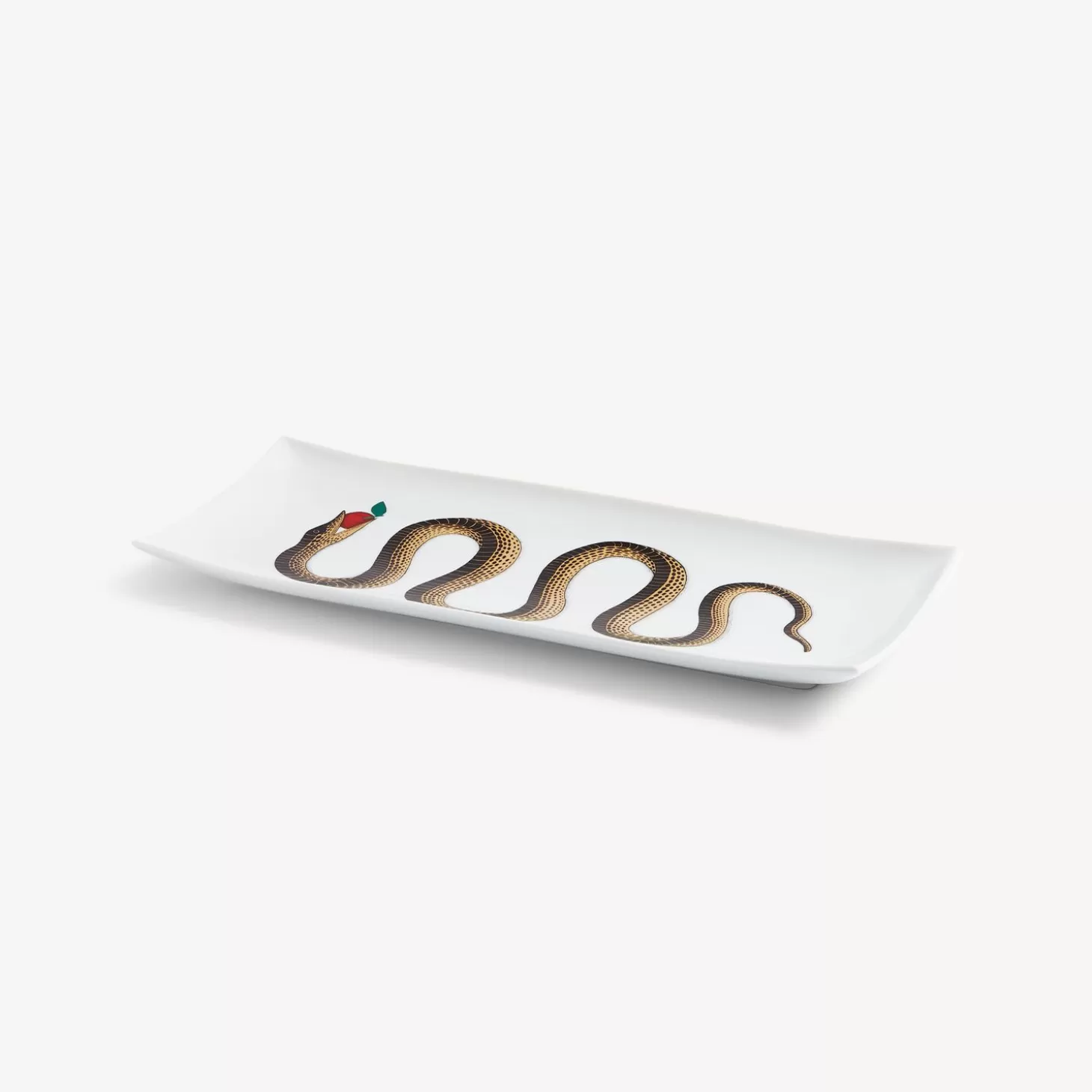 Fornasetti Vassoio Rettangolare Serpente^ Vassoi Decorativi
